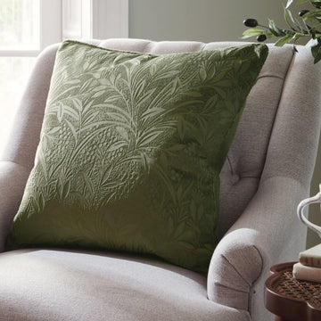 Laura Ashley Barley Embossed Cushion